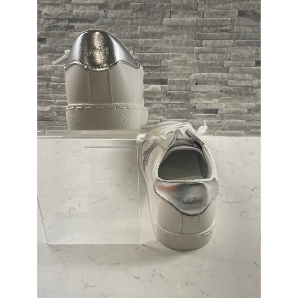 Vintage Havana Carla White Silver Glitter Size 8 - Picture 4 of 6